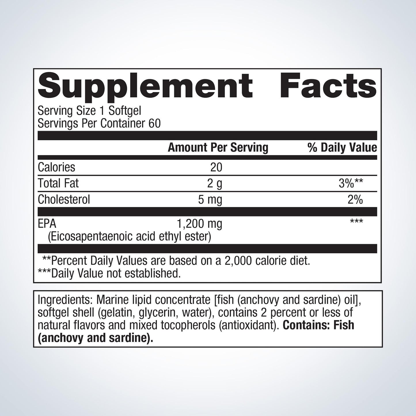 OmegaGenics® Fish Oil EPA 1200 mg