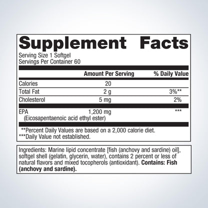 OmegaGenics® Fish Oil EPA 1200 mg